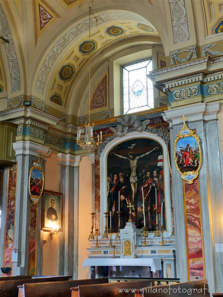 Andorno Micca (Biella, Italy) - Chapel of the Crucifix in the Church of San Giuseppe di Casto